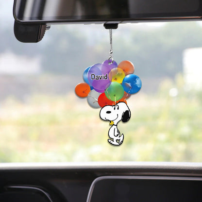 Happy Life - Personalized Car Ornament