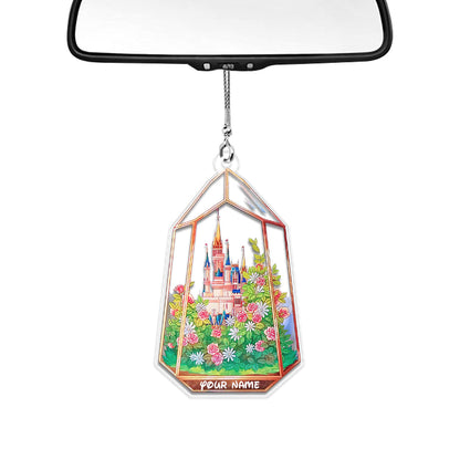 Magical Castle - Personalized Mouse Transparent Car Ornament