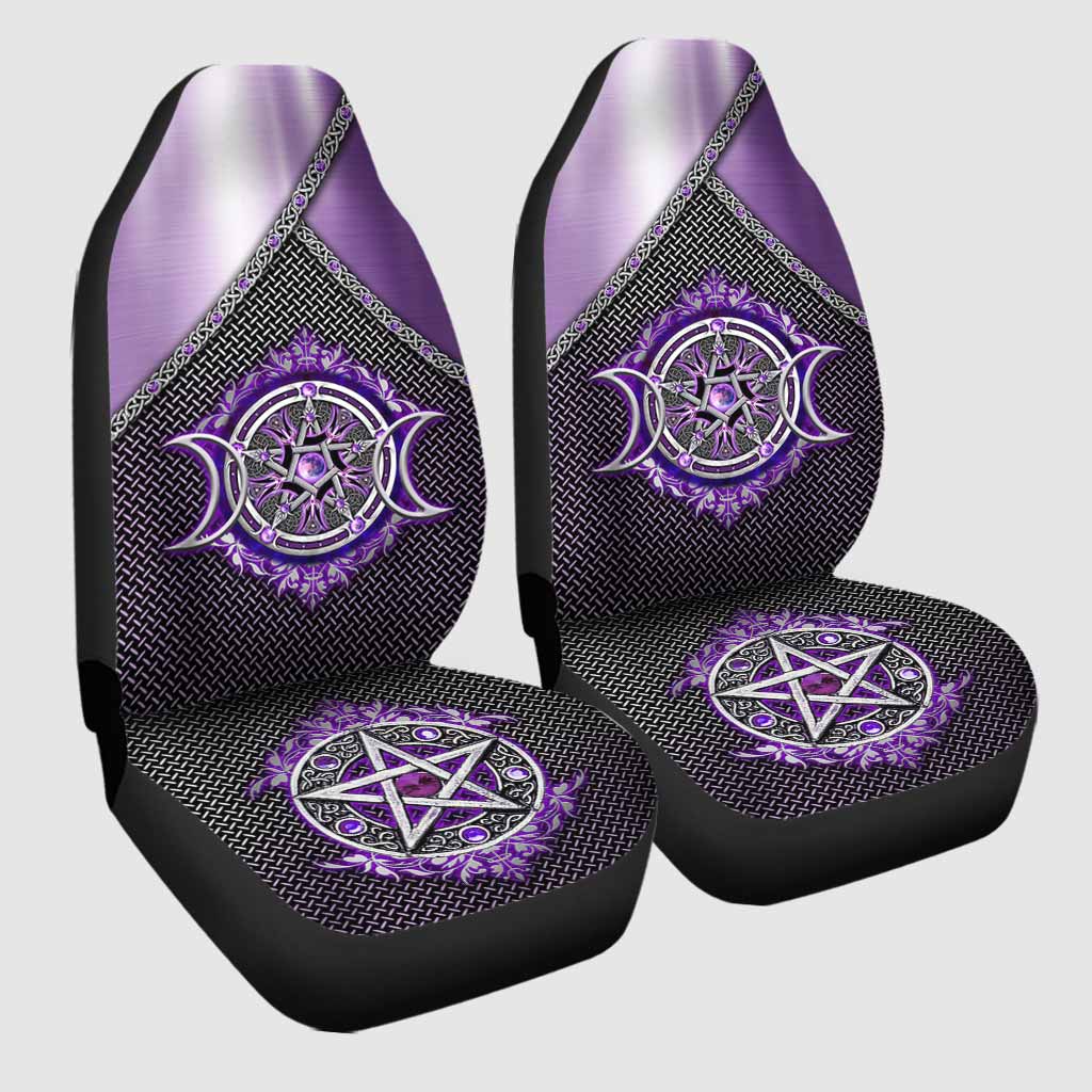 Witch Pentagram Seat Covers