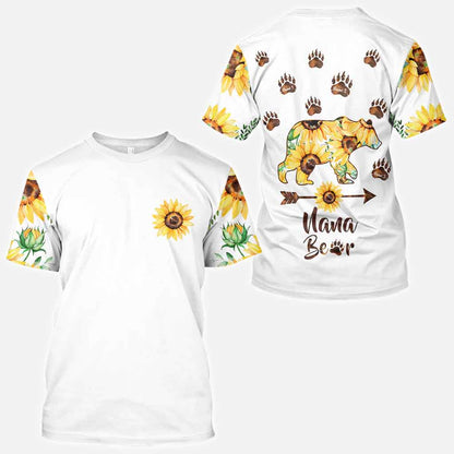 Grandma Bear - Personalized Mother's Day All Over T-shirt and Hoodie