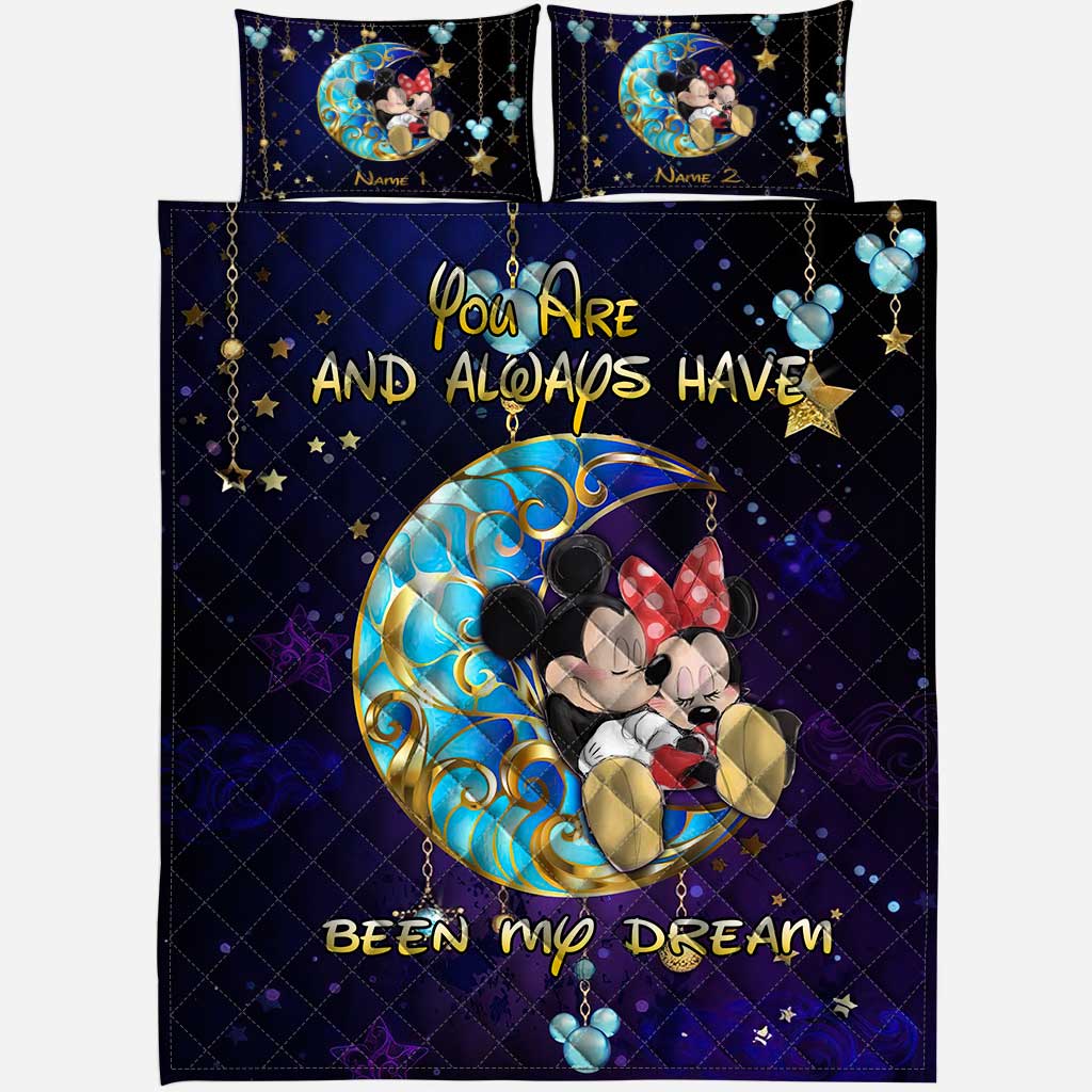 You & Me We Got This - Personalized Mouse Quilt Set