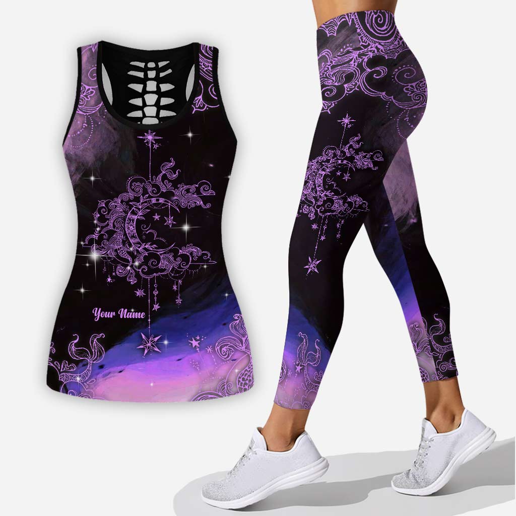 Moon Sky Wicca Sign - Personalized Witch Hollow Tank Top and Leggings