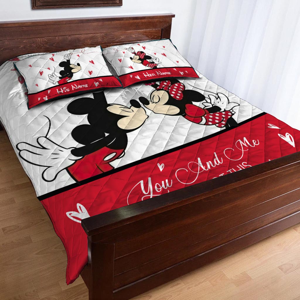 Magic Couple - Personalized Mouse Quilt Set