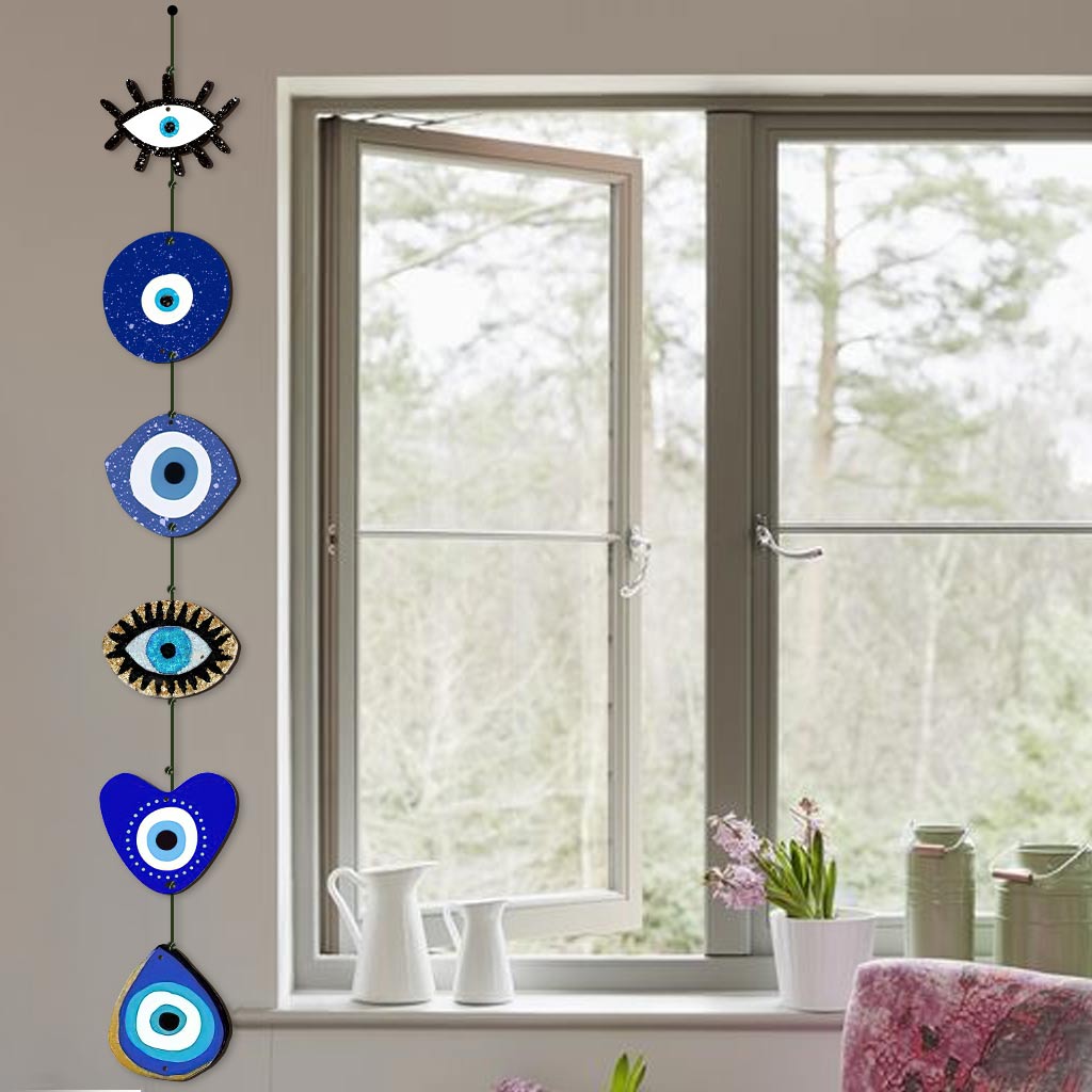 Evil Eyes Witch - 6 Pieces Garland