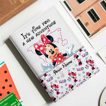 It's Time For A New Adventure - Personalized Mouse Passport Holder
