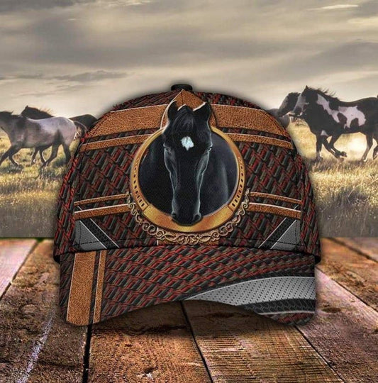 Black Horse Horse Classic Cap 0523