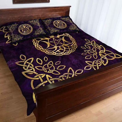 Triple Goddess - Witch Quilt Set