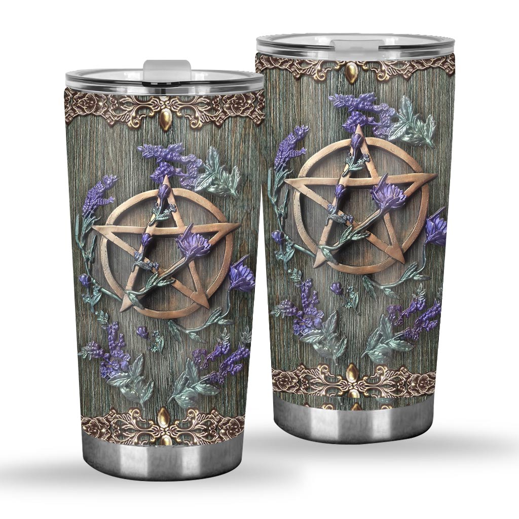 Mystical Witch - Tumbler With 3D Pattern Print
