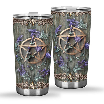 Mystical Witch - Tumbler With 3D Pattern Print
