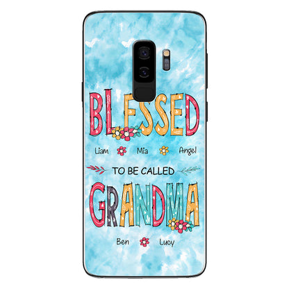 Blessed To Be Called Grandma - Personalized Grandma Phone Case