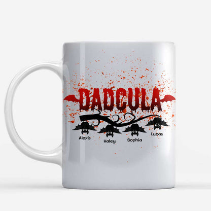 Dadcula - Personalized Halloween Father Mug