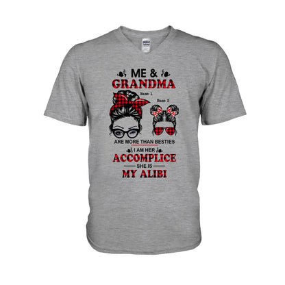 Me & Grandma Are More Than Besties - Personalized T-shirt and Hoodie