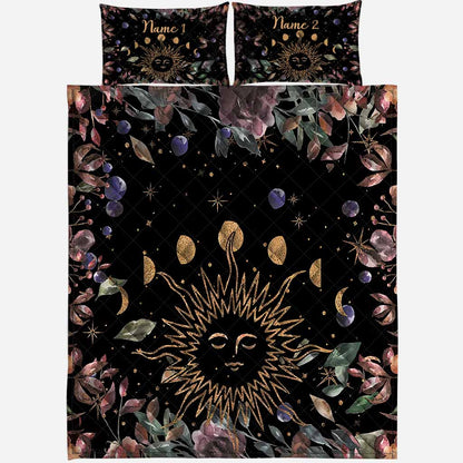The Moon - Personalized Witch Quilt Set