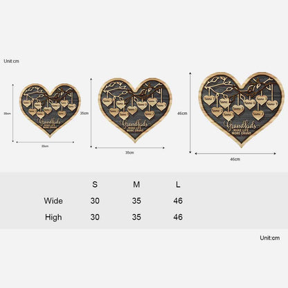 Grandkids Make Life More Grand - Personalized Grandma Wood Sign