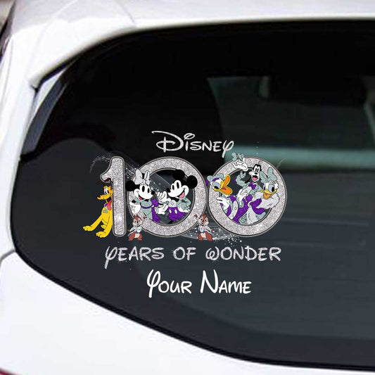 100 Years Of Wonder 2 - Personalized Mouse Decal Full