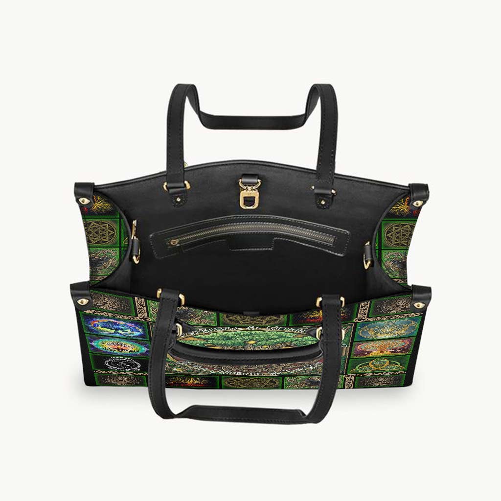 Earth Witch - Personalized Witch Leather Handbag