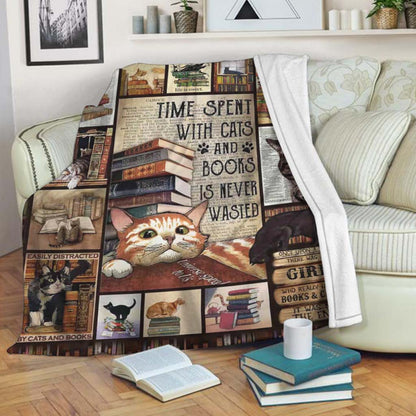 Time Spent With Books - Blanket 112021