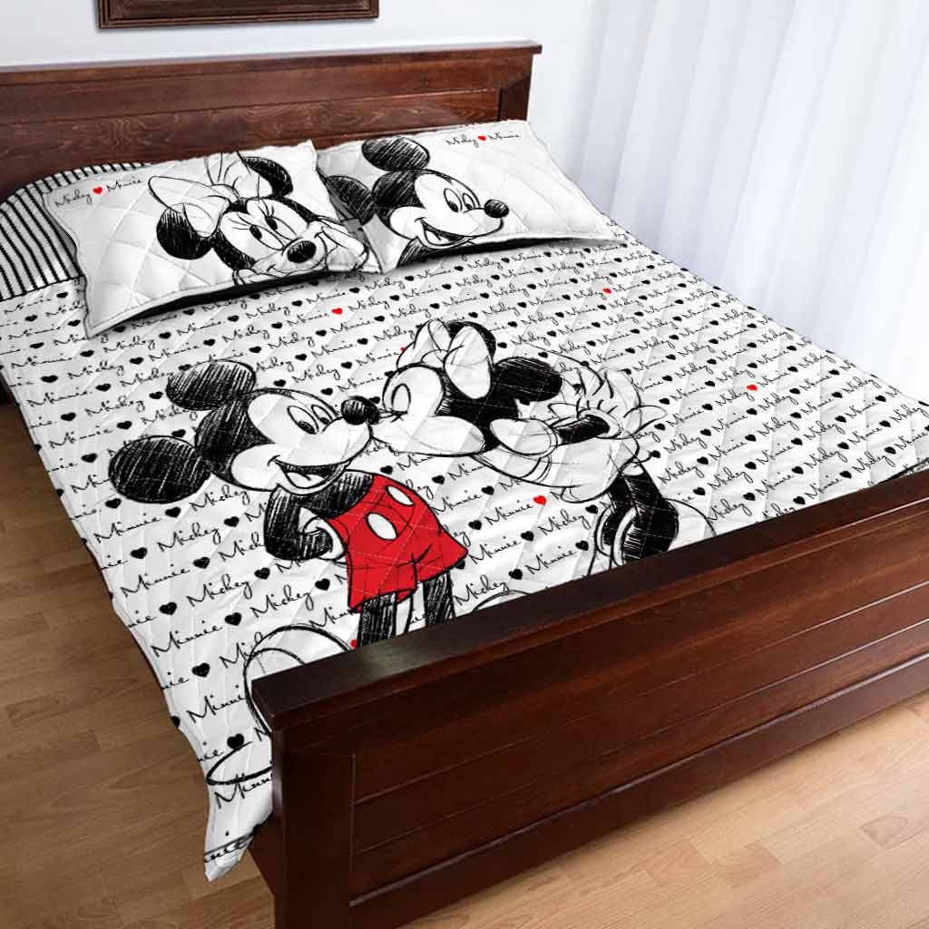 You And Me We Got This - Personalized Mouse Quilt Set