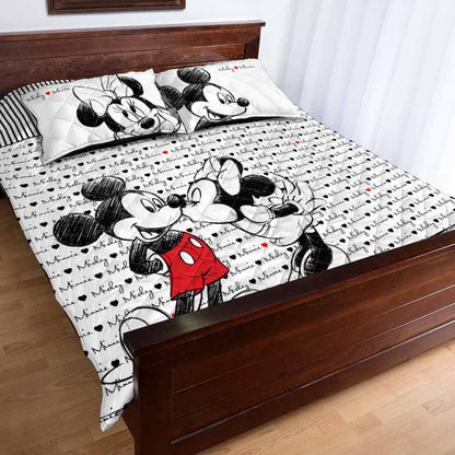 You And Me We Got This - Personalized Mouse Quilt Set