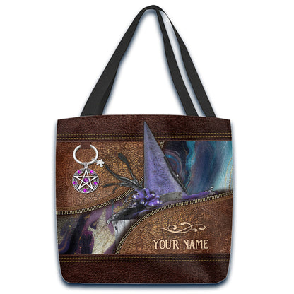 Witch Hat - Personalized Witch Tote Bag