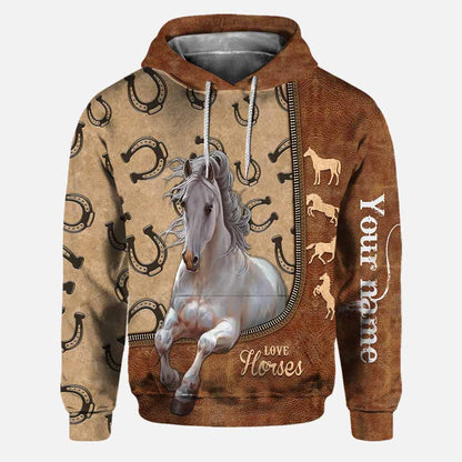 Love Horses - Personalized Hoodie and Leggings