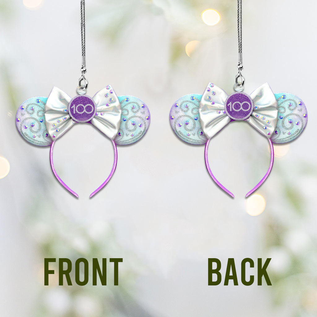 100 Years Of Wonder - Mouse Transparent Car Ornament