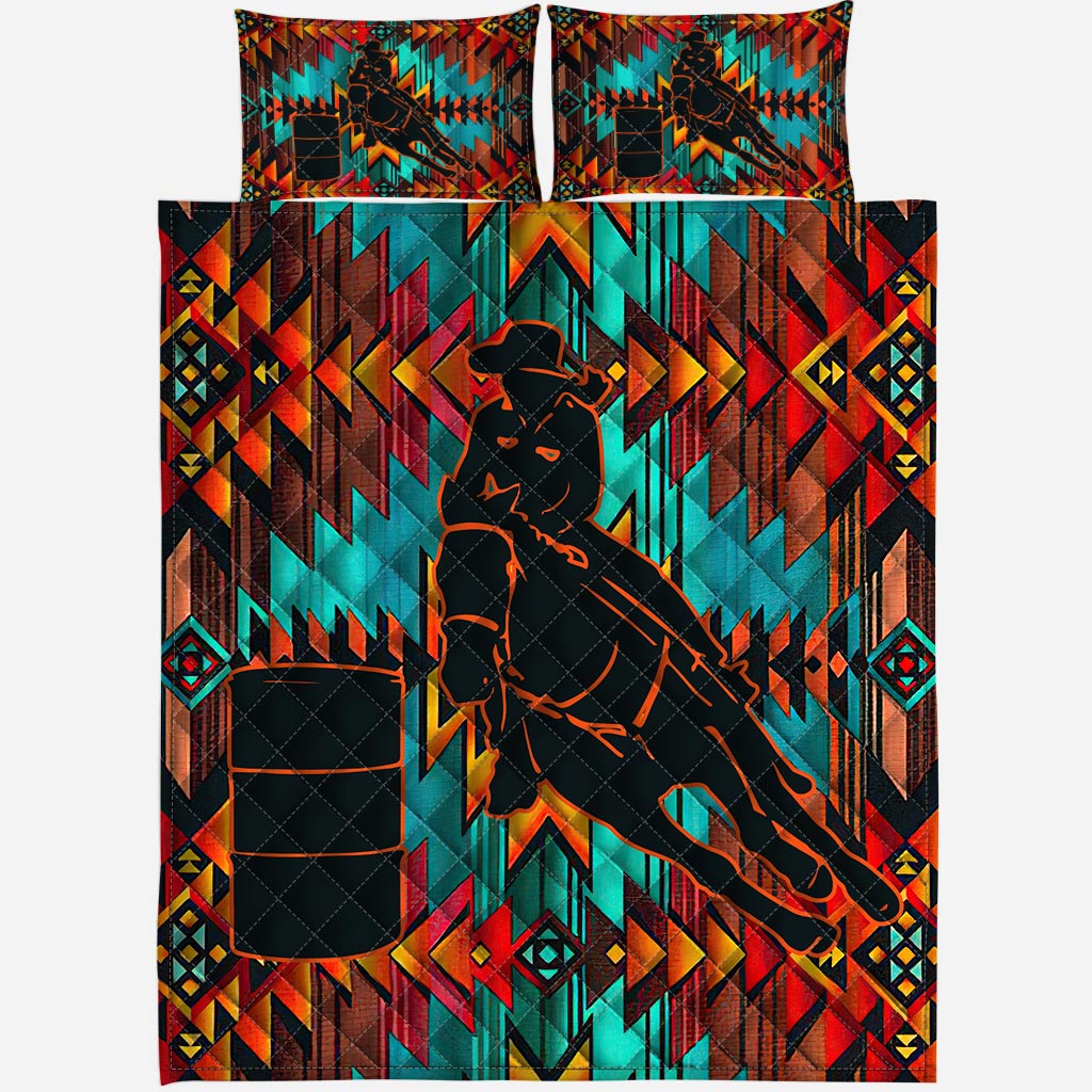 Barrel Racing - Horse Quilt Set
