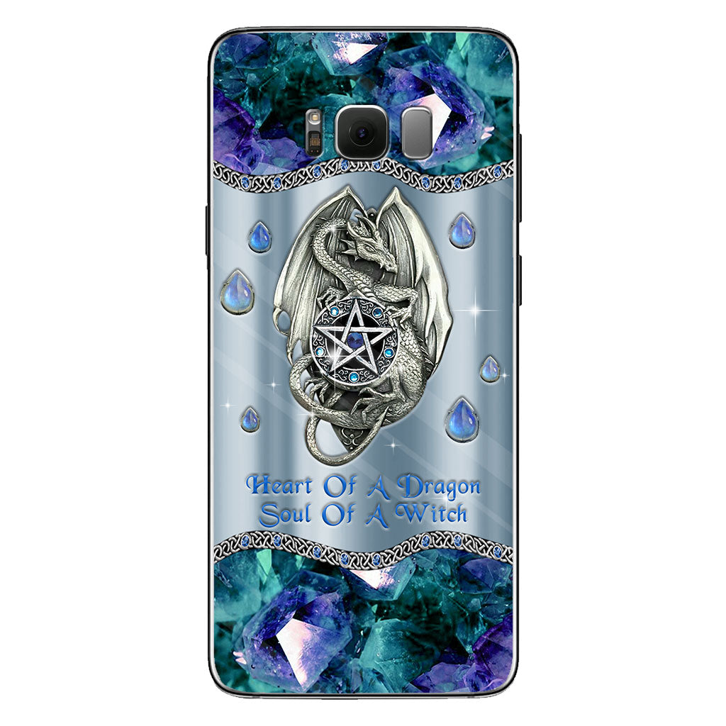 Heart Of A Dragon Soul Of A Witch 3D Pattern Print Phone Case