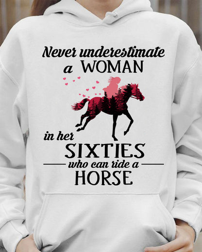 Never Underestimate A Woman Who Can Ride A Horse Horse T-shirt and Hoodie 0523