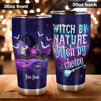Witch By Nature - Personalized Witch Tumbler