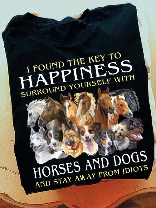 I Found Happiness Horse T-shirt and Hoodie 0523