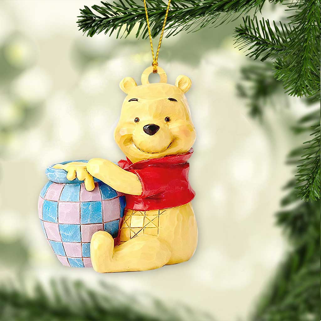 Little Bear - Christmas Mouse Ornament (Printed On Both Sides)
