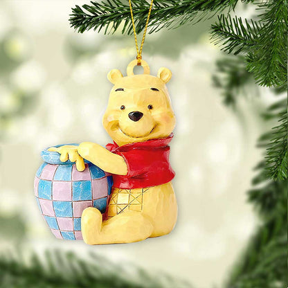 Little Bear - Christmas Mouse Ornament (Printed On Both Sides)