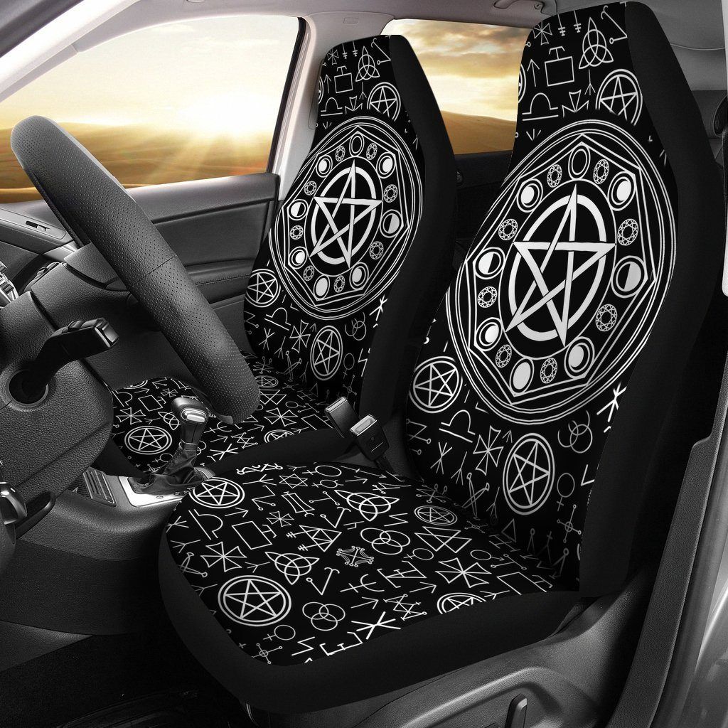 Wiccan Star - Witch Seat Covers 0822