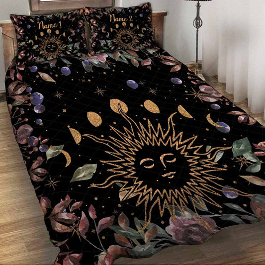 The Moon - Personalized Witch Quilt Set
