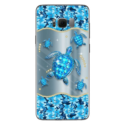 Blue Sea - Personalized Turtle Phone Case