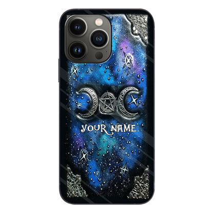 Tripple Moon Silver - Personalized Witch Phone Case