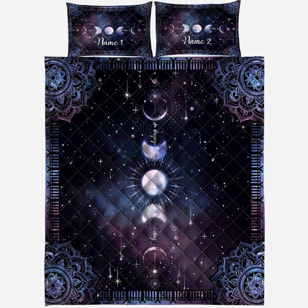 Witch Symbol Galaxy - Personalized Quilt Set