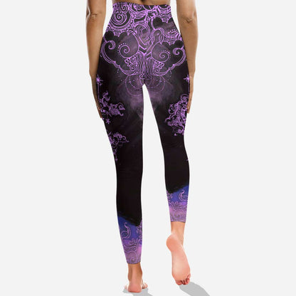 Moon Sky Wicca Sign - Personalized Witch Hollow Tank Top and Leggings
