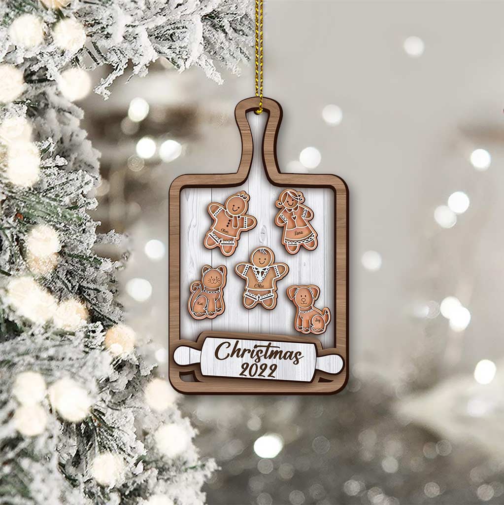 To My Grandma - Personalized Christmas Grandma Wooden Card Pop Out Ornament