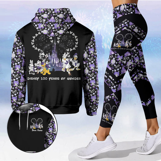 100 Years Of Wonder - Personalized Mouse Hoodie and Leggings