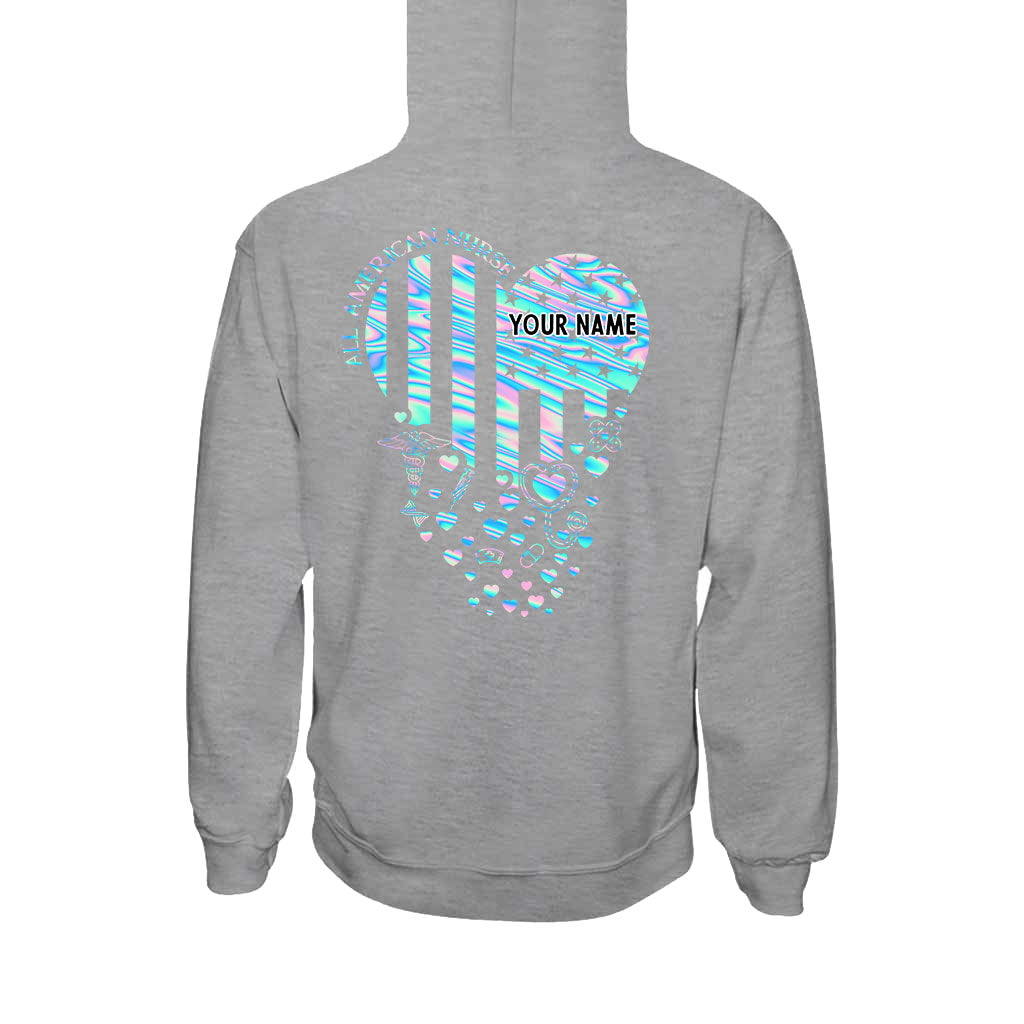 Proud Nurse - Personalized Independence Day T-shirt and Hoodie