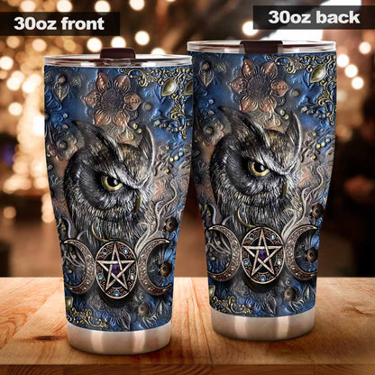 Mystery Spirit - Witch Tumbler With 3D Pattern Print