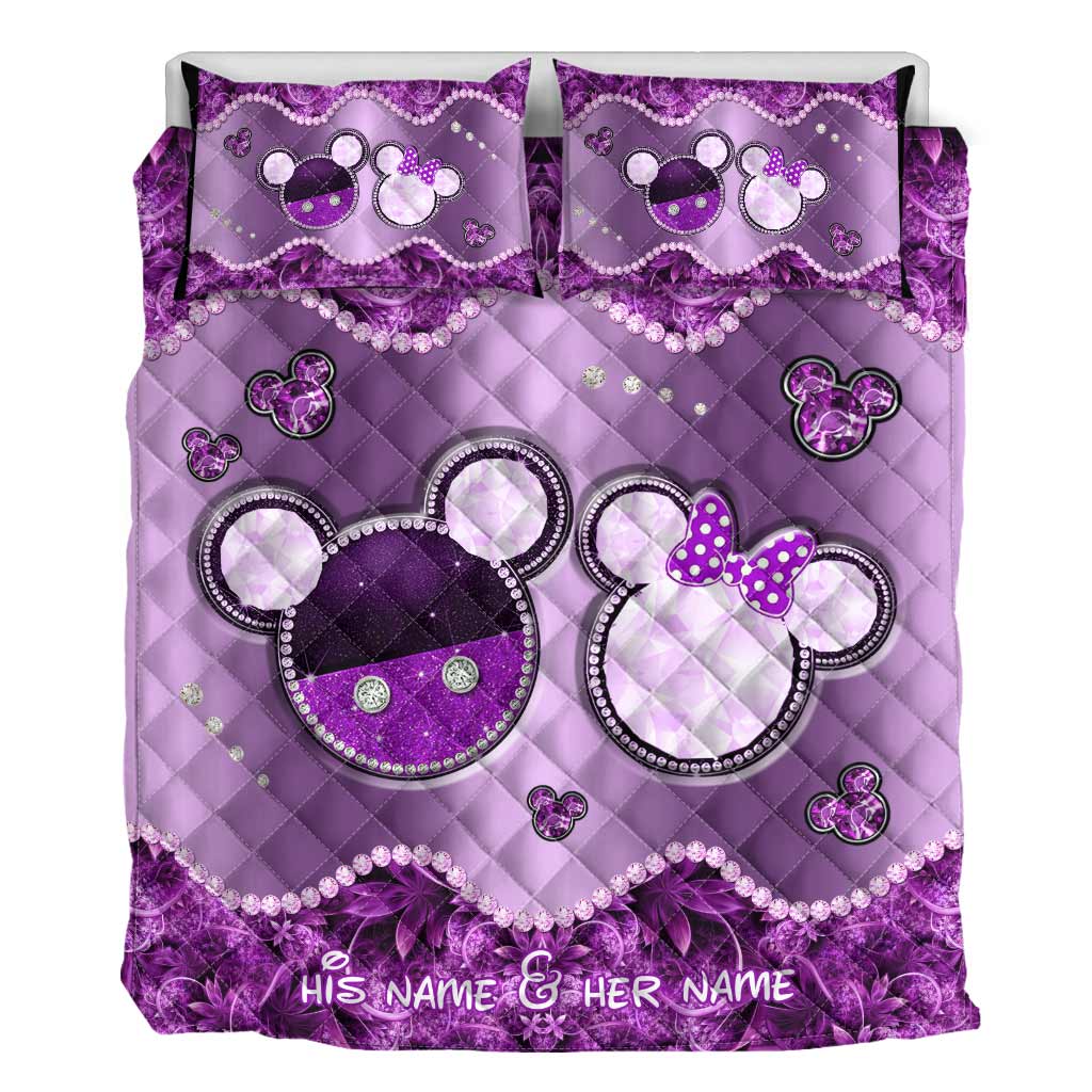 You & Me We Got This - Personalized Mouse Quilt Set