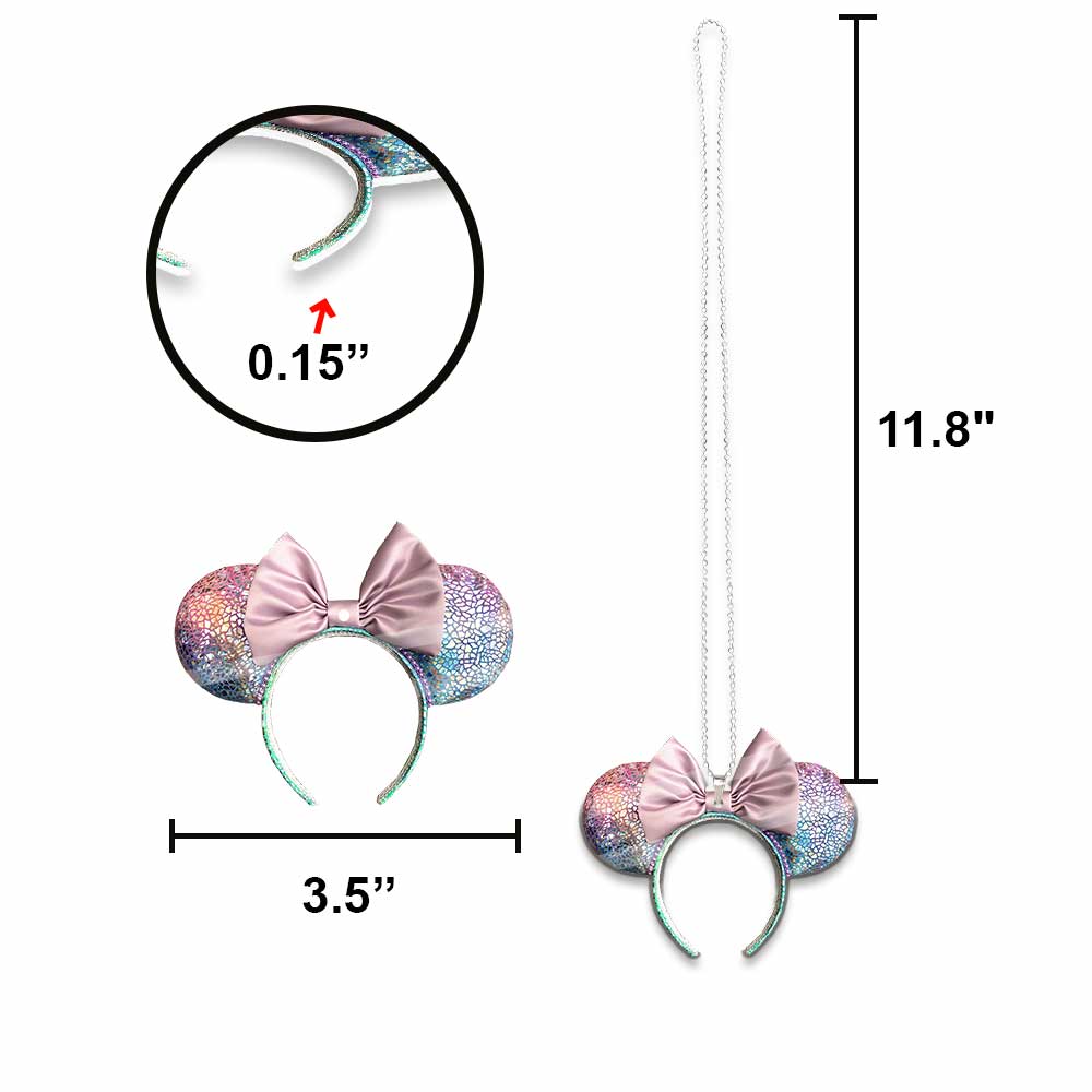 Floral Mouse Ears - Car ornament (Printed On Both Sides)