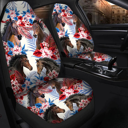 American Flag Horse Seat covers 0523