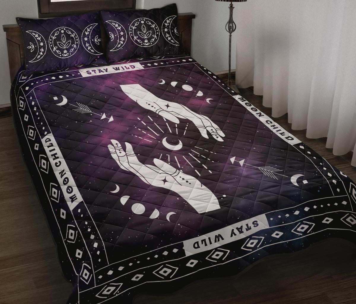 Stay Wild Moon Child - Witch Quilt Set 0822