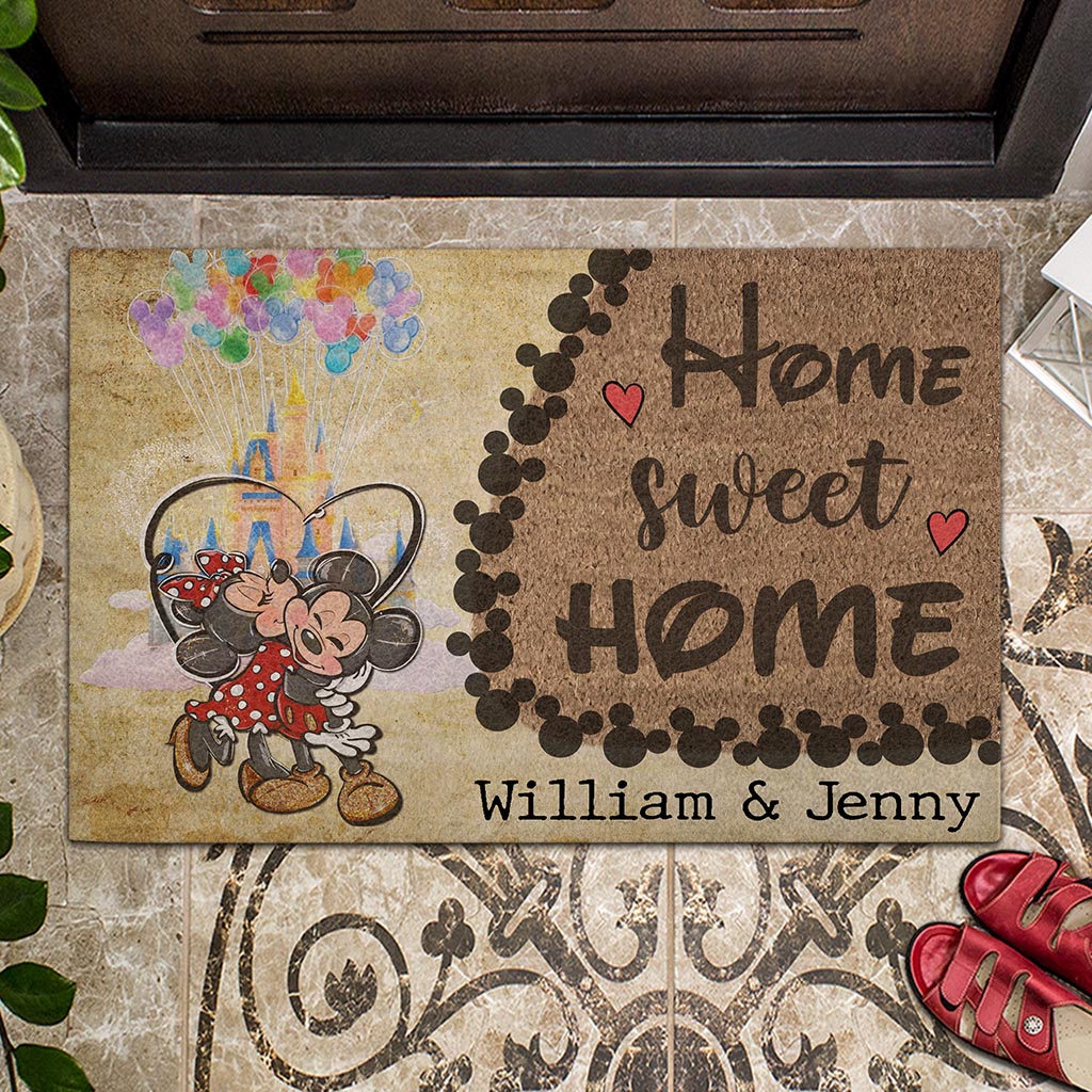 Home Sweet Home - Personalized Mouse Doormat