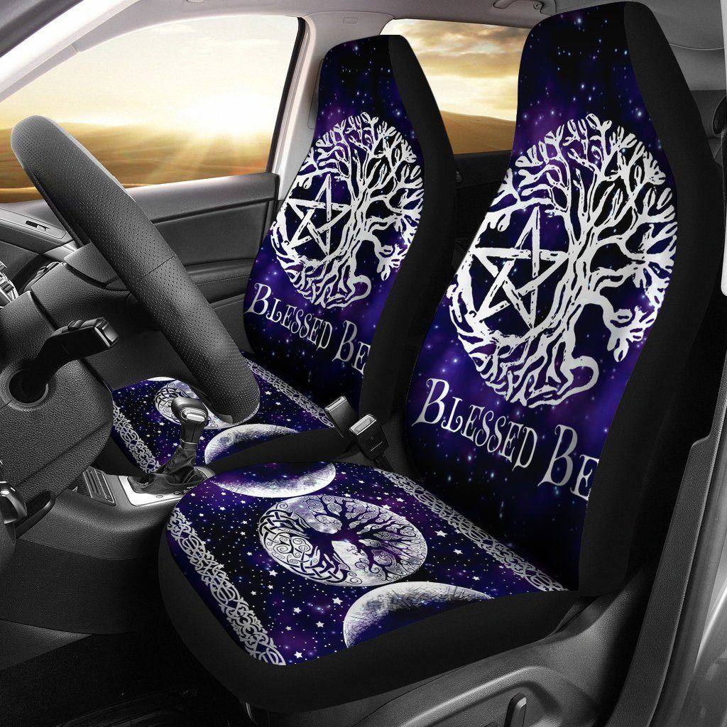 Blessed Be - Witch Seat Covers 0822
