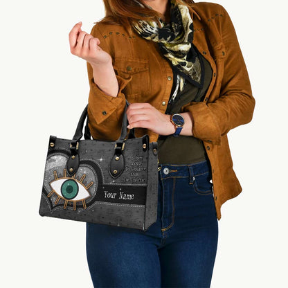 I Open Myself To Guidance From The Universe - Personalized Witch Leather Handbag